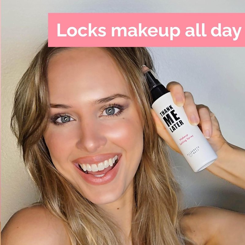 Elizabeth Mott Thank Me Later 3-in-1 Dewy Makeup Setting Spray - Hydrating Fine Mist with Niacinamide for Radiant Skin | 95 mL