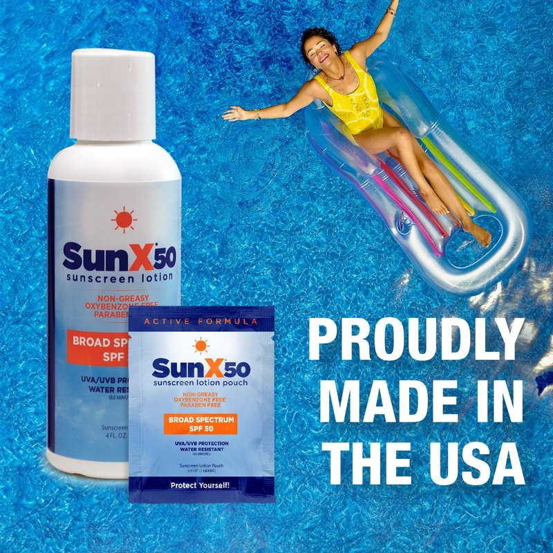 CoreTex Sun X 50 SPF Broad Spectrum Sunscreen Lotion (Refill Bag ONLY) - 25.4oz of Paraben, Oxybenzone, Octinoxate, & Oil Free Sunscreen - No White Cast and Water Resistant Up to 80 Minutes