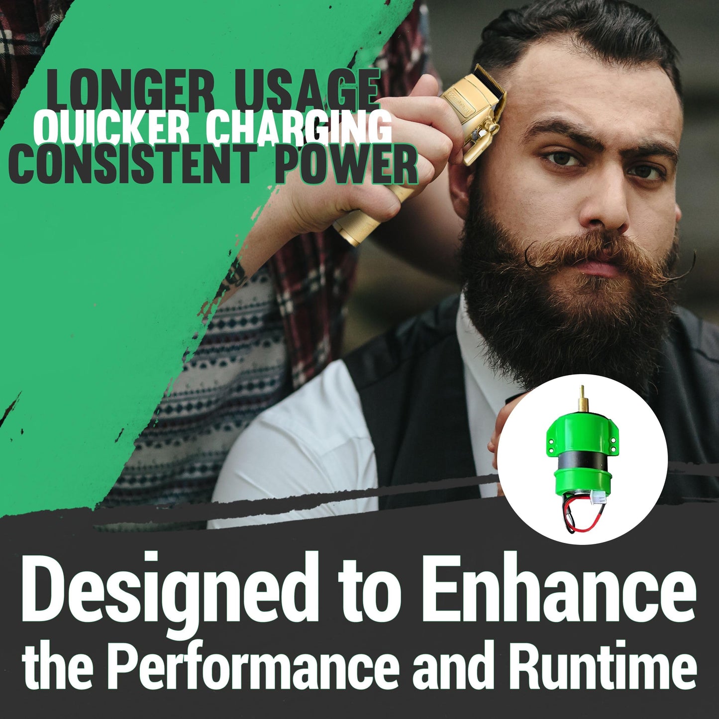 Tomb45® Performance Motor and Battery Upgrade Kit for Babyliss® FxClipper