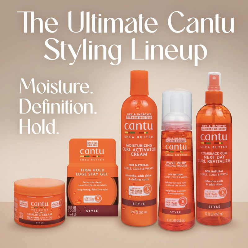 Cantu Shea Butter for Natural Hair Moisturizing Curl Activator Cream, 12 Fl Oz