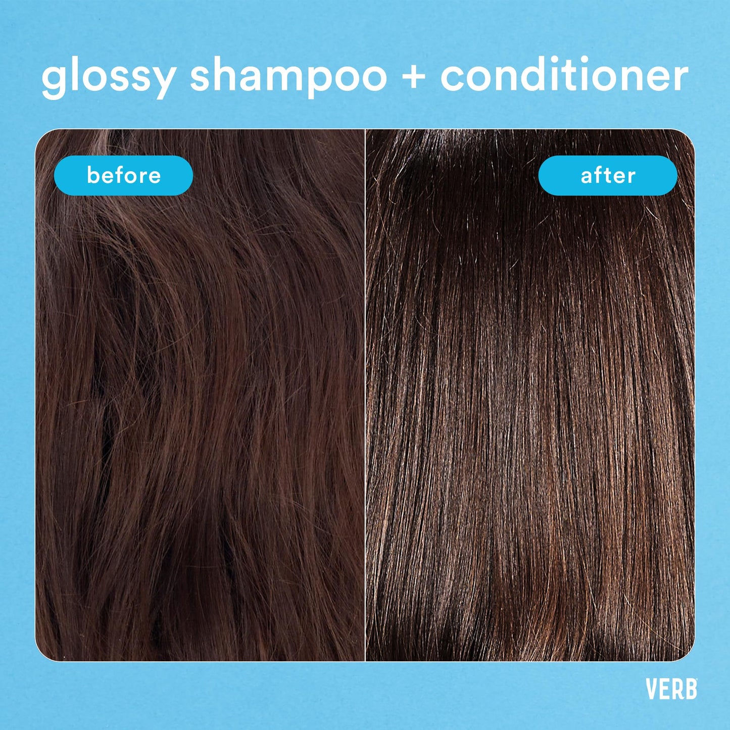 VERB Glossy Shampoo | Rich Cleanser for Thick Coarse Hair