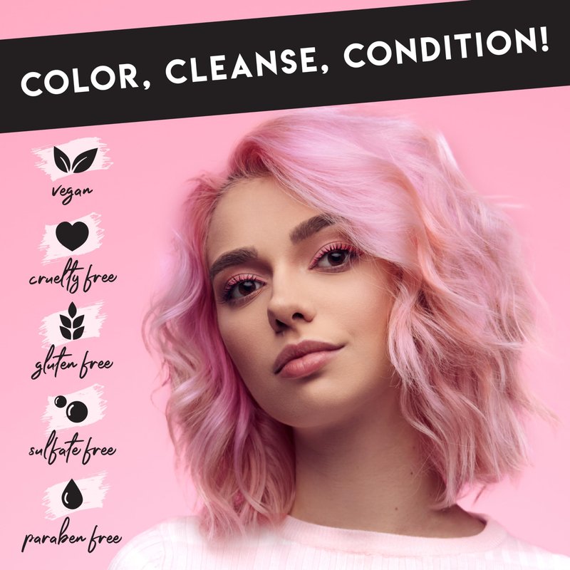 Color Lux Color Cleansing Conditioner, Sangria, 3-in-1 Buildable Color Depositing Formula, Vegan, Sulfate-Free, Paraben-Free, 8.25 oz