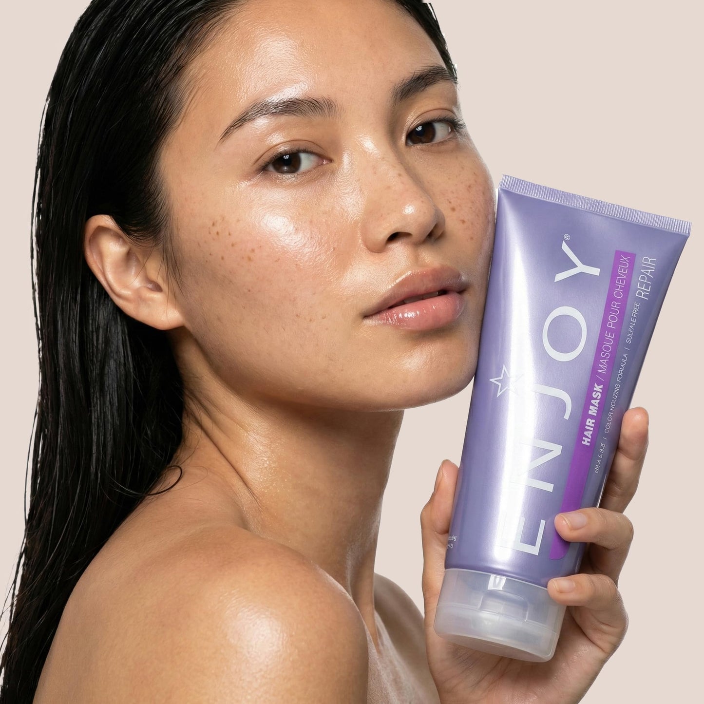 Enjoy Hair Mask - Deep Nourishment & Smoothing for Dry, Unruly Hair - 8 Oz