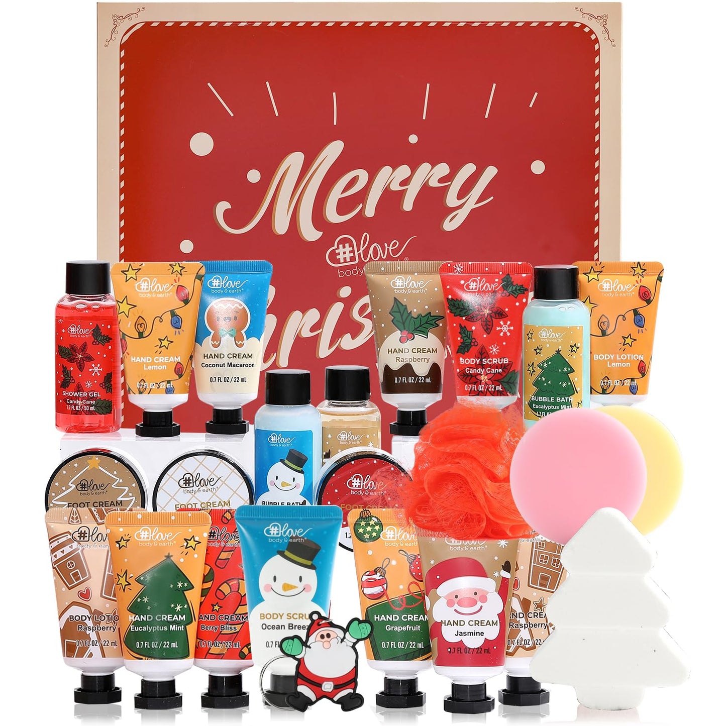 2025 Limited Edition Advent Calendar - Luxury Bath & Hand Cream Gift Set for Women