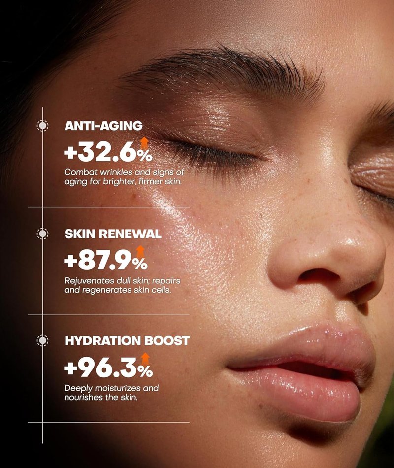 Radiant Glow Collagen Face Mask - Deep Hydrating Overnight Skincare with Hyaluronic Acid & Vitamin E | 34g x 5ea