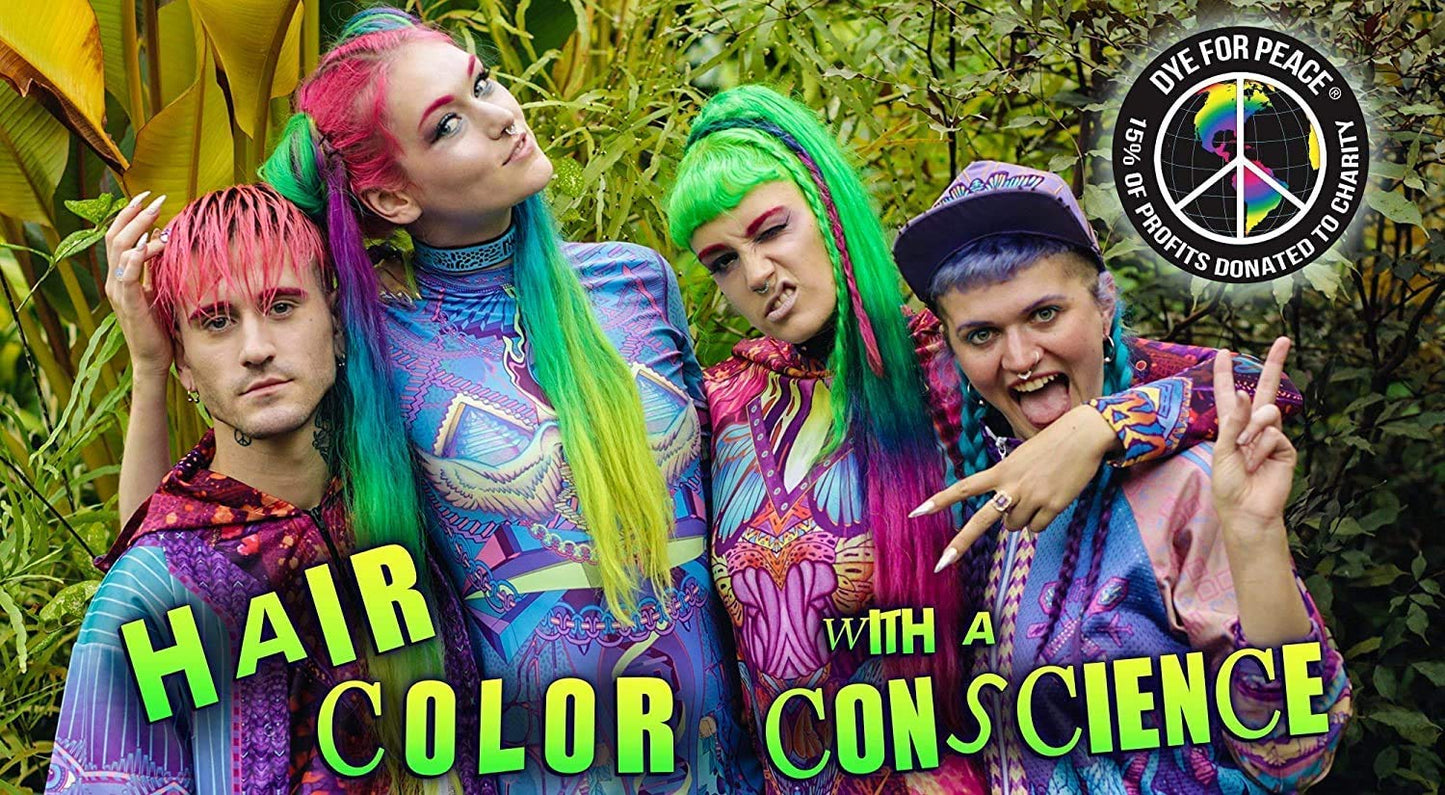 Atomic Turquoise Hair Color - Amplified Semi-Permanent Dye | Bright Aqua Blue, Vegan & Ammonia-Free (2PK)