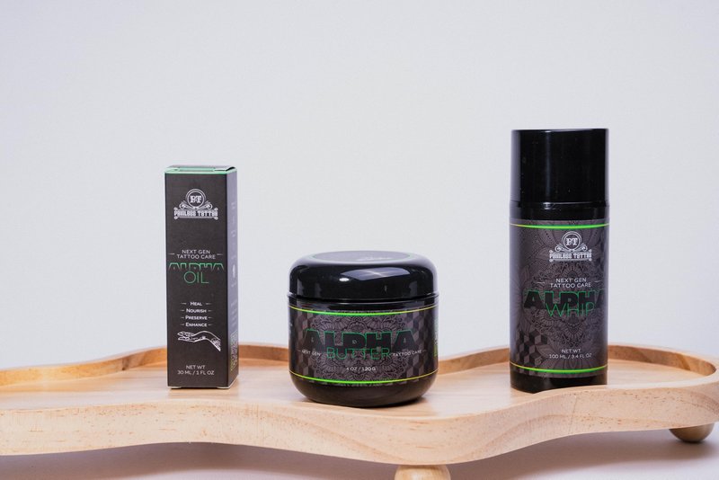Alpha Butter - Premium Tattoo Aftercare Product - Promotes Faster Healing - Renew and Revitalize Your Tattoos (Two 4oz Tubs)