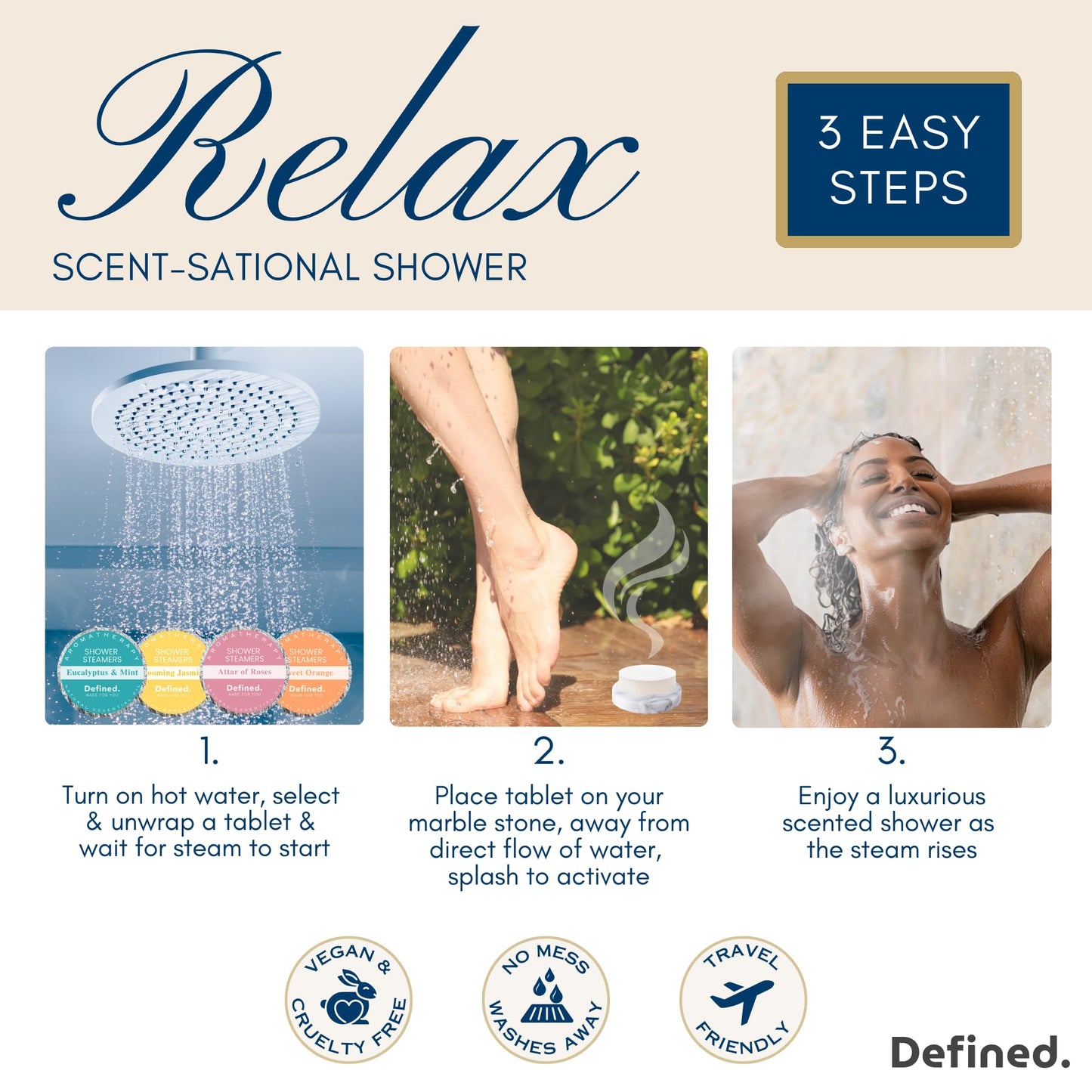 Shower Steamers Aromatherapy 8 Pack– Eucalyptus Steamers for Clear Sinus- Natural Shower Melts for Women & Men– Spa at Home Relaxation, Self Care Wellbeing Stress Relief Shower Bomb Aromatherapy Gift