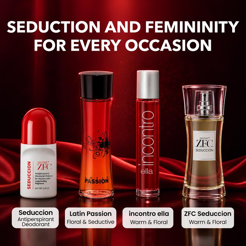 Zermat Incontro Fragrance for Her - Sensual Warm Floral Scent for Passionate Women