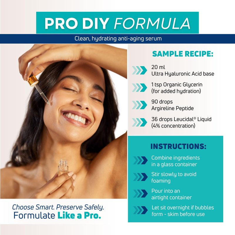 Skin Perfection Leucidal Liquid - Natural Preservative for Lotion Making - DIY Lotion Making Supplies Natural Preservatives for Cosmetics & Compatible with Lotion-Making Serums - 4oz