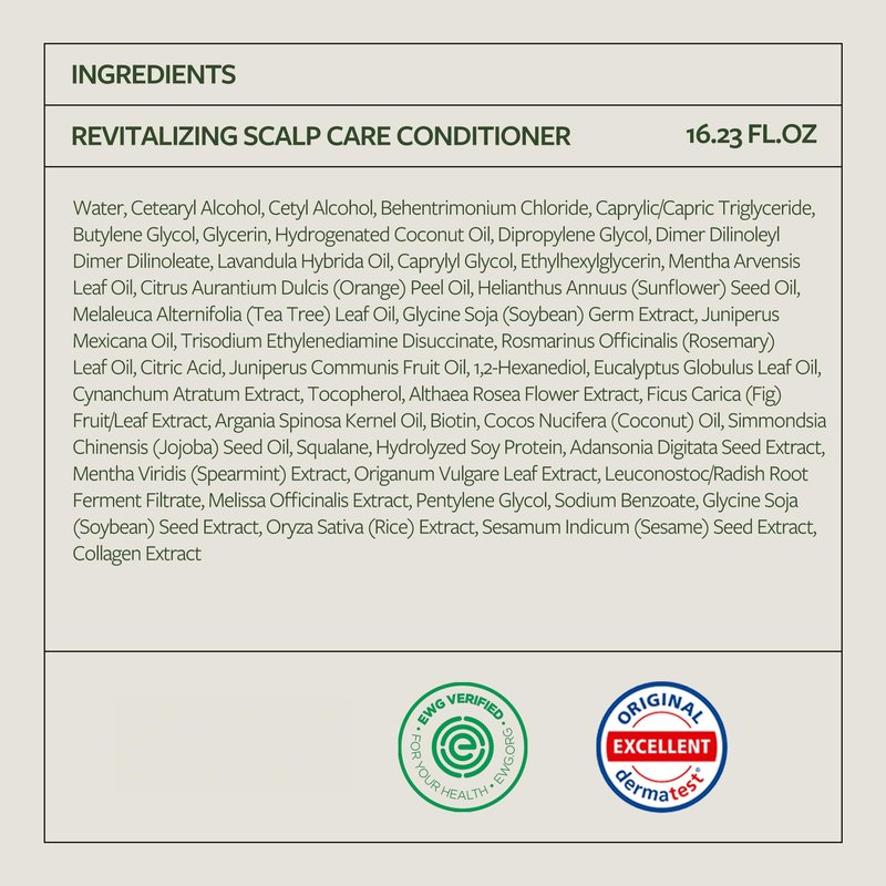 LAPCOS K Beauty DR.14 Revitalizing Scalp Care Conditioner - Strengthening Conditioner for Thicker Hair & Stronger Roots with Biotin, Collagen & Botanical Oils - Scented Korean Hair Care 16.23 fl oz