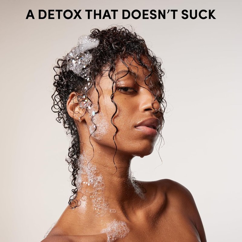 OUAI Detox Shampoo & Fine Hair Conditioner Bundle - Clarifying & Volumizing Duo for Build-Up & Fine Hair | 2 Count