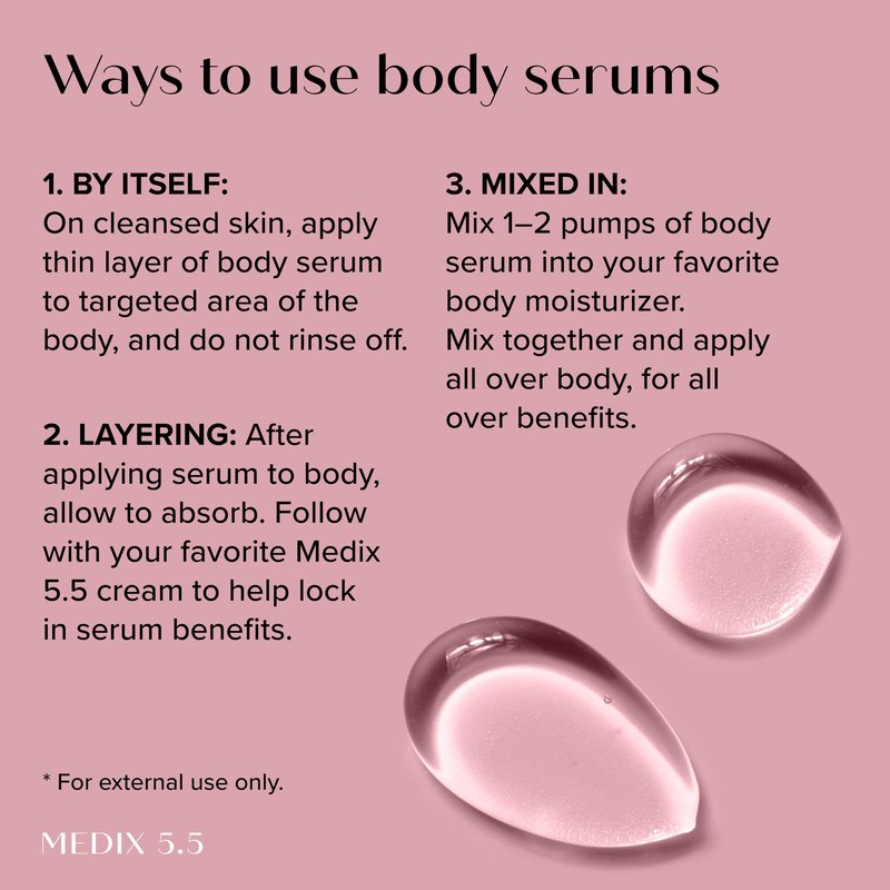 Medix 5.5 Anti Aging Skin Care 3PC Set | Retinol Body Cream + Exfoliating AHA Glycolic Acid Foaming Face Wash & Body Wash + Hyaluronic Acid Serum Booster, Cleanse + Treat + Hydrate Skincare Set, 3PC
