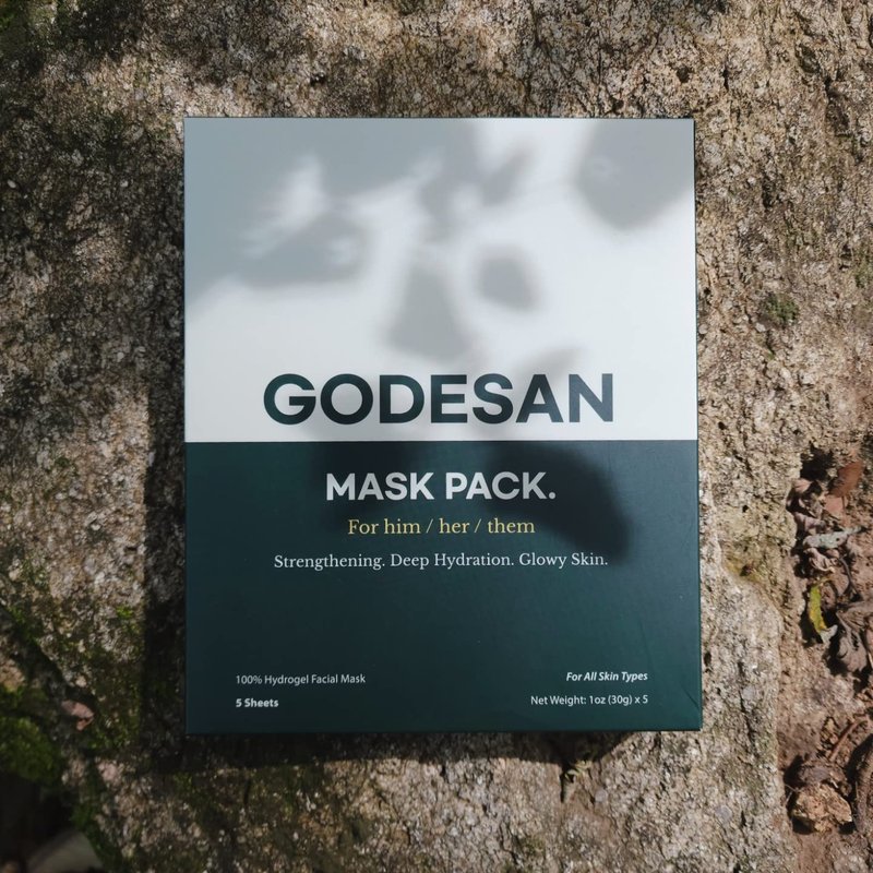 GODESAN Hydrogel Face Mask Pack 10pcs - Rich Collagen, Deep Moisture, Tea Tree, All skin type, Hyaluronic