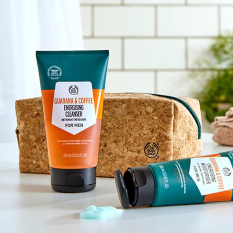 The Body Shop Guarana and Coffee Energizing Cleanser For Men, 5 Fl Oz (Vegan)