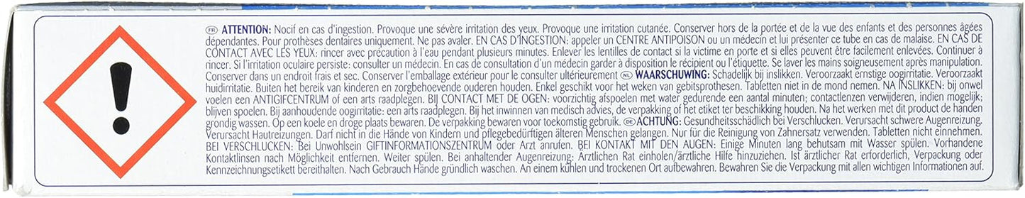 Steradent Triple Action Plus - Effective Denture Cleaner Tablets | 36 Count
