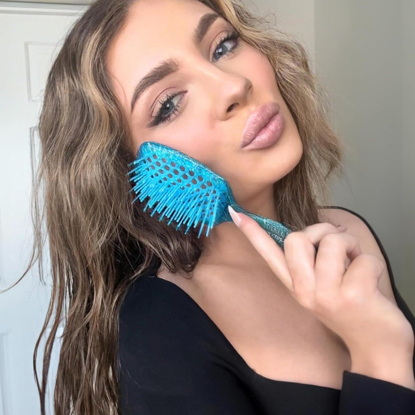 FHI Heat Detangling Brush Combo Pack - Original & Mini UNbrush for All Hair Types | DuoFlex Anti-Static Vented Design