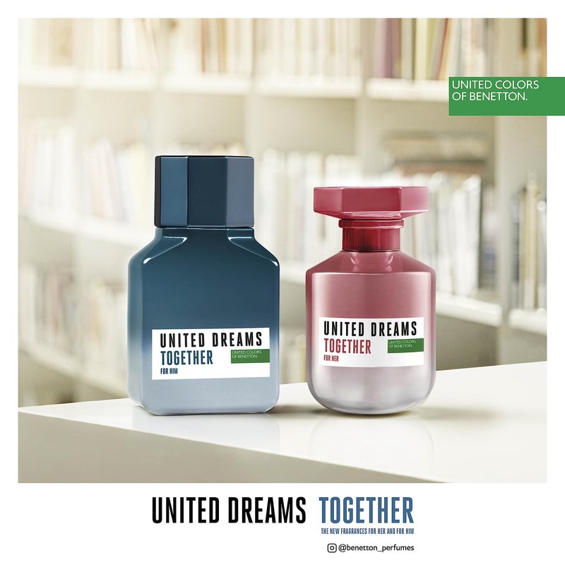 Fragancia para DAMA Benetton United Dreams Together 80 ml Her EDT Spray
