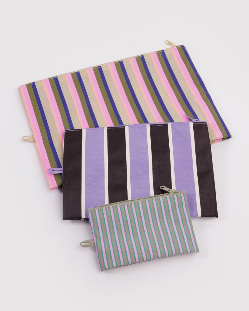 BAGGU Go Pouch Set - Star Plaid