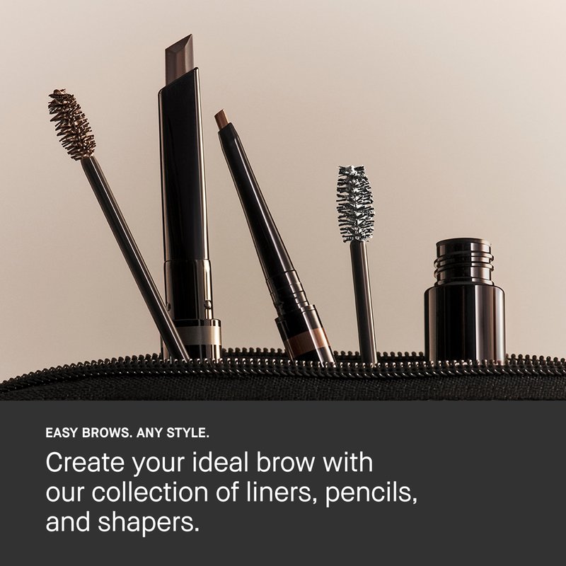 Bobbi Brown Natural Brow Shaper | Versatile Eyebrow Gel for Natural-Looking Brows|Shade, Shape, & Tame, Soft Black