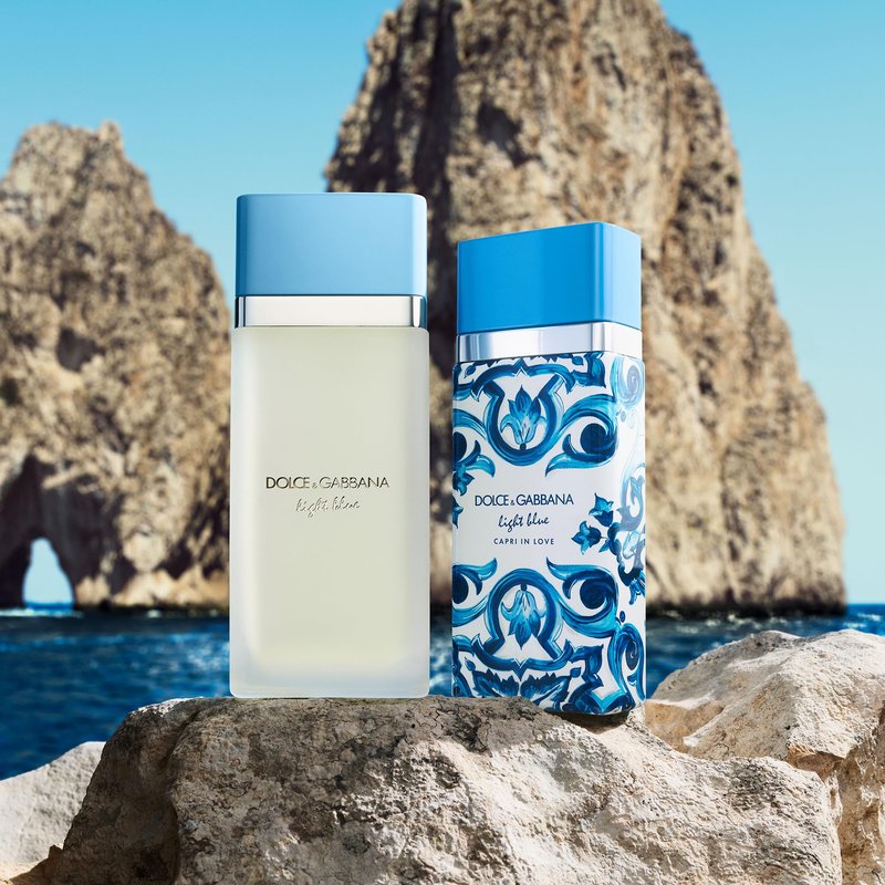 Dolce&Gabbana New Light Blue, Capri in Love, Eau De Toilette Spray, For Women - 100 ml / 3.3. fl.oz