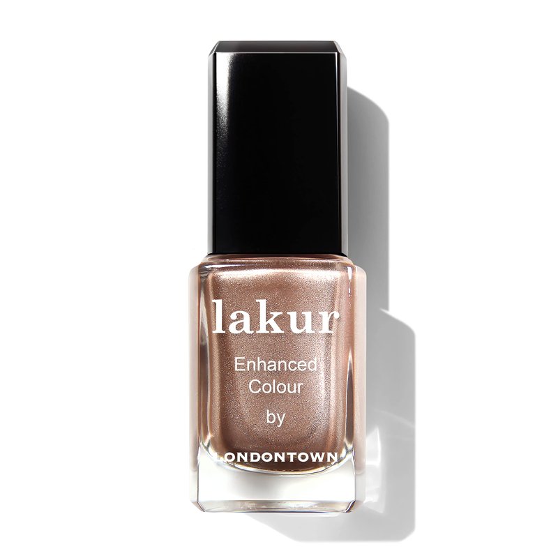 LONDONTOWN Lakur Nail Polish – Nude & Brown Shades, Sugarcane, 0.4 Fl Oz, Long-Lasting, Streak-Free, Chip-Resistant | 21+ Free Non-Toxic Vegan Nail Color, Strengthens & Hydrates Nails