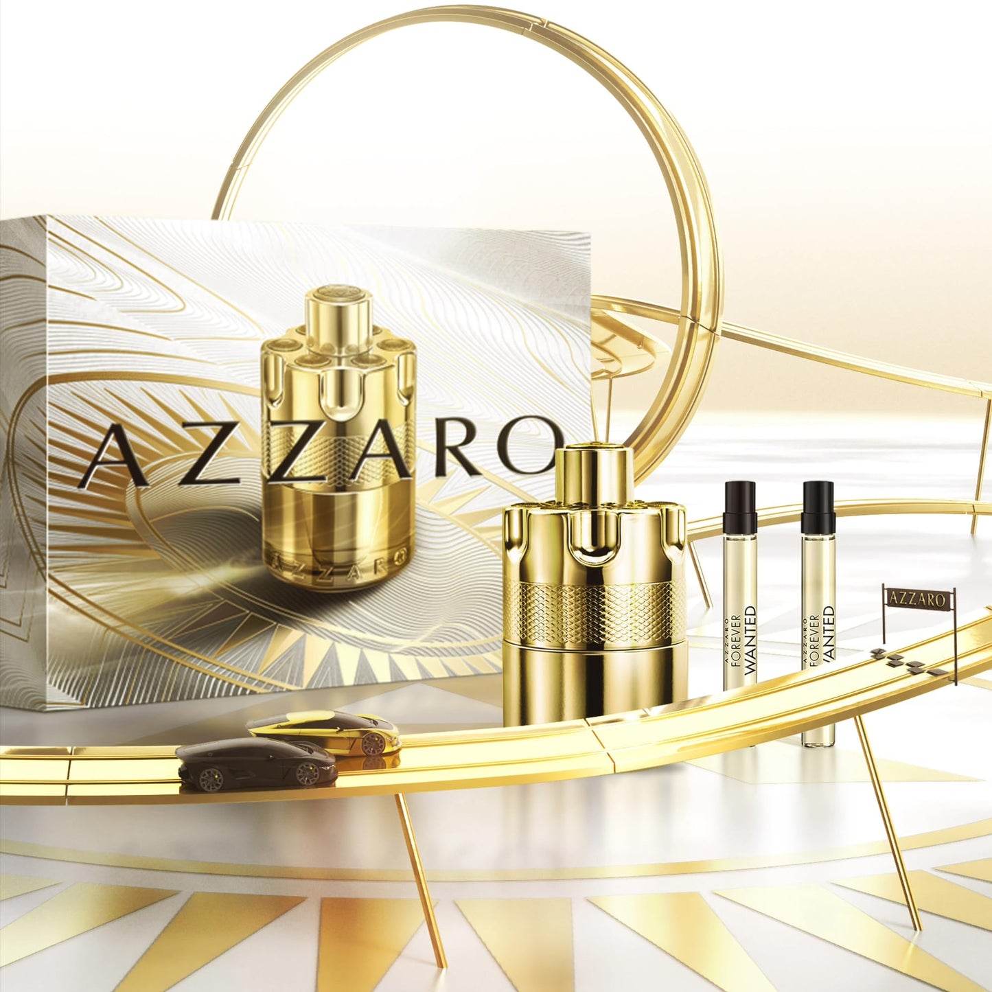 Azzaro Forever Wanted Elixir - Mens Cologne Gift Set - 3-Piece Set Includes Full Size Fragrance (100ml) + 2 Travel Size Sprays (10ml Each)