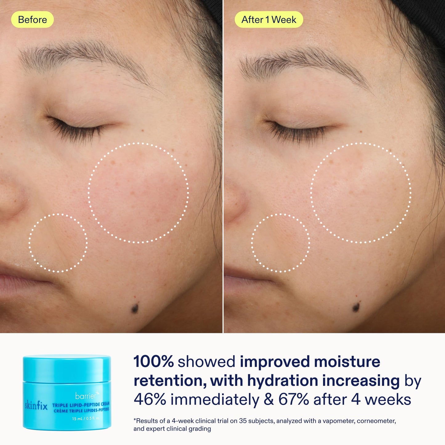 Skinfix Barrier+ Better Skin Starts Here Kit - Includes Mini Triple Lipid-Peptide Cream (0.5 oz), Mini Foaming Oil Cleanser (2 oz) & Mini Triple Lipid Activating Serum (0.35 oz) - Vegan, Cruelty Free