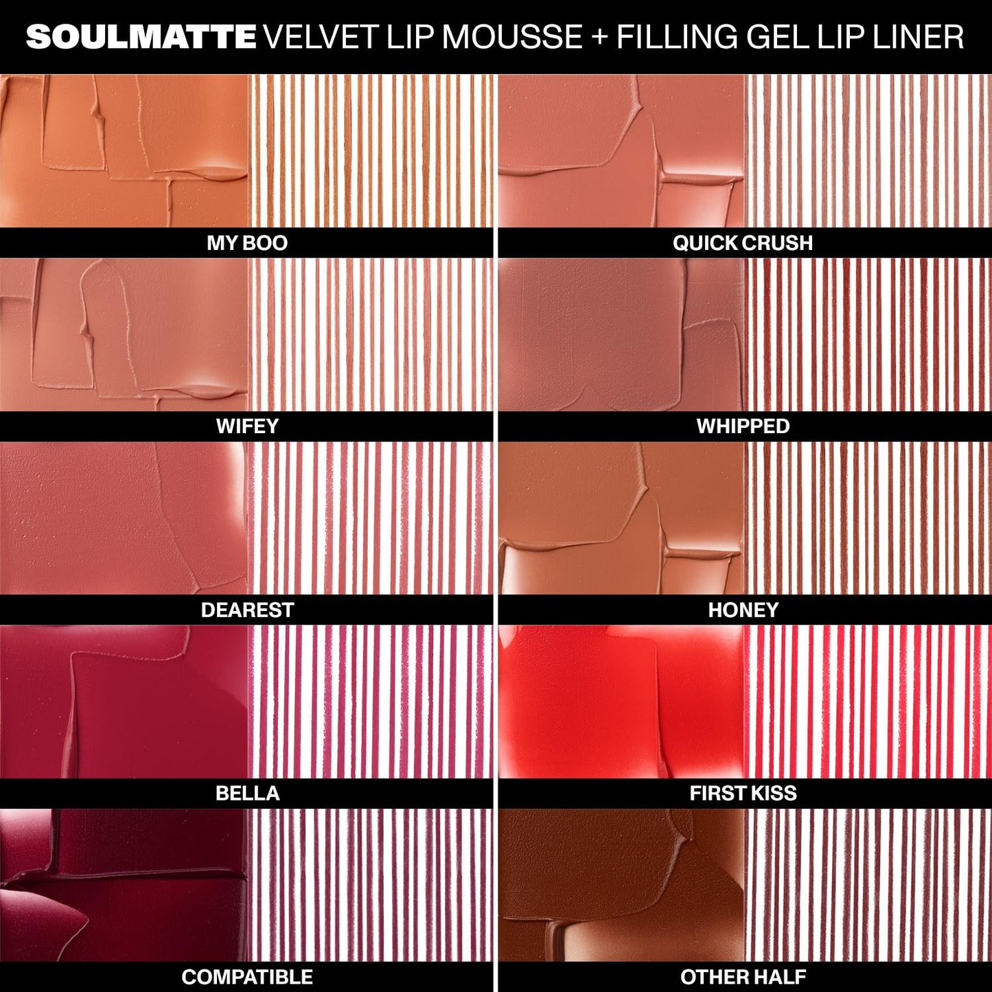 MORPHE Soulmatte Gel Lip Liner - Creamy Lip Pencil with a Matte Formula - Precision Contour Pencil with Sweet Almond & Tea Seed Oil for Long-Lasting Definition - First Kiss (0.007 oz)