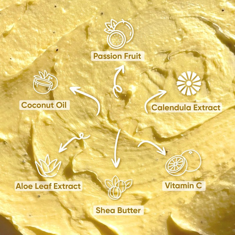Olivia Beauty Leg Scrub - All-Natural Exfoliating Body Scrub for Women | Moisturizing Organic Formula - 8 Oz