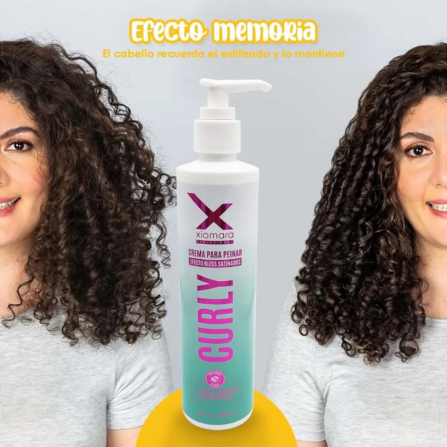 Xiomara Curl Cream for Straight Hair, Curling Cream for Wavy Hair, Curl Defining, Frizz Control for Curly Hair, 4.85 fl oz