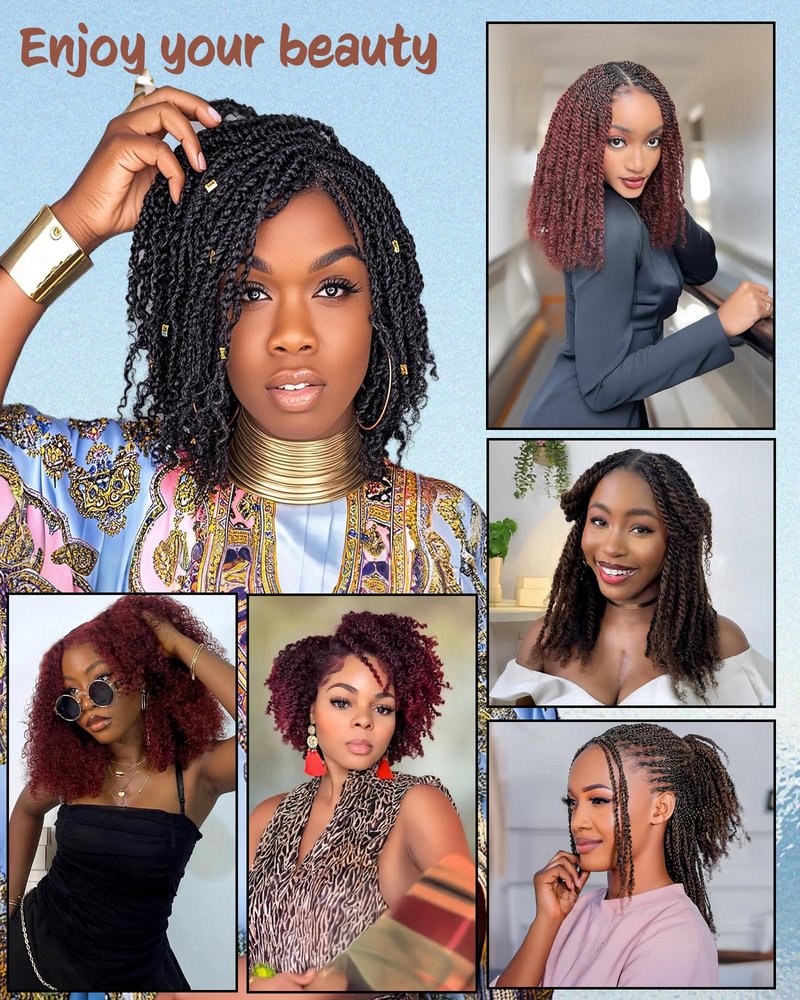 Afro Kinky Curly Bulk Human Hair Extensions 20 Inch 50g Bundles,Real Natural Kinky-Curly Braiding Hair for Dreadlocks/Locs Repair,Twist & Braids(Blonde,27#,2 Packs)