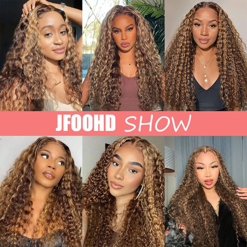 JFOOHD Blonde Bob Wig Human Hair 613 Lace Front Wig 13x4 HD Lace Frontal Straight Wigs Human Hair Pre Plucked With Baby Hair Short Bob Wigs for Women 180% Density 12 Inch