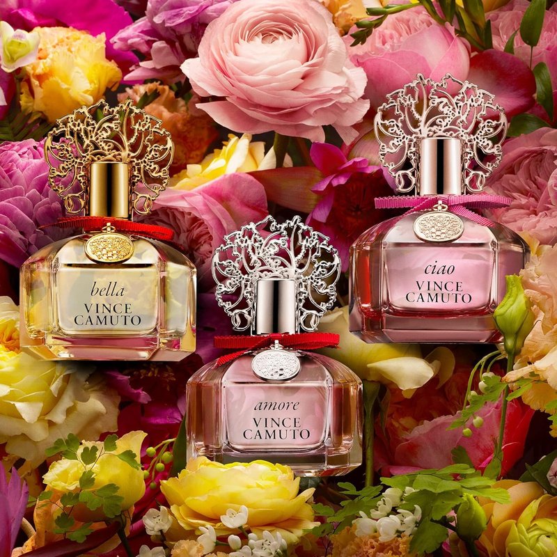 Vince Camuto Amore 3 PC Gift Set for Women, Floriental Fruity Scent, Stocking Stuffer, Christmas Gift for Her, Eau de Parfum 3.4 Fl Oz + 0.34 Fl Oz Travel Spray + 5 Fl Oz Body Cream