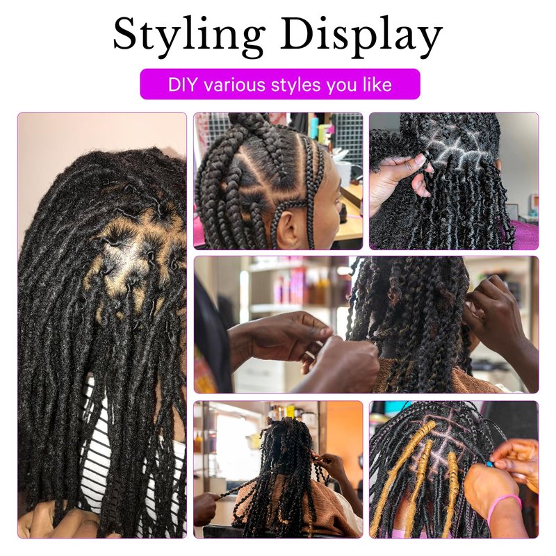 18" Mannequin Head Human Hair with Stand - 100% Real Human Hair Mannequin Head for Braiding, Cosmetology Manikin Doll Head for Hair Styling with Tripod Stand Table Clamp Hair Braiding Set,Black