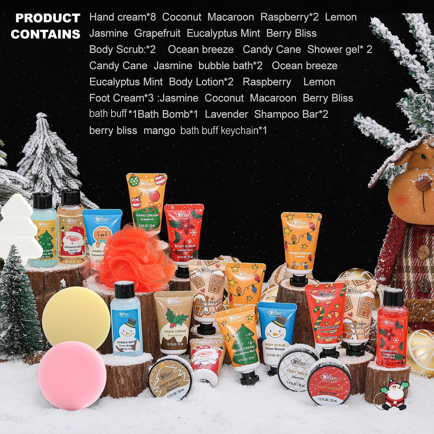 2025 Limited Edition Advent Calendar - Luxury Bath & Hand Cream Gift Set for Women