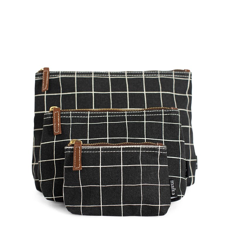 MAIKA Recycled Canvas Medium Travel Pouch, Belvedere