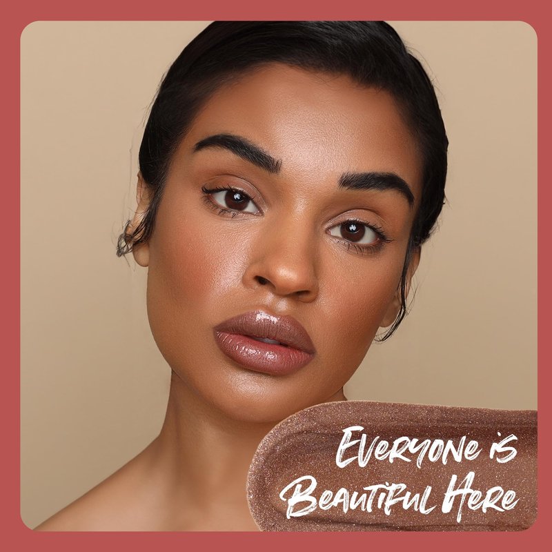 The Lip Bar Vegan Lip Kit, with Straight Livin' Lip Liner, Naturalista Liquid Matte Lipstick, and Extra Non-Sticky Lip Gloss, 3 pieces