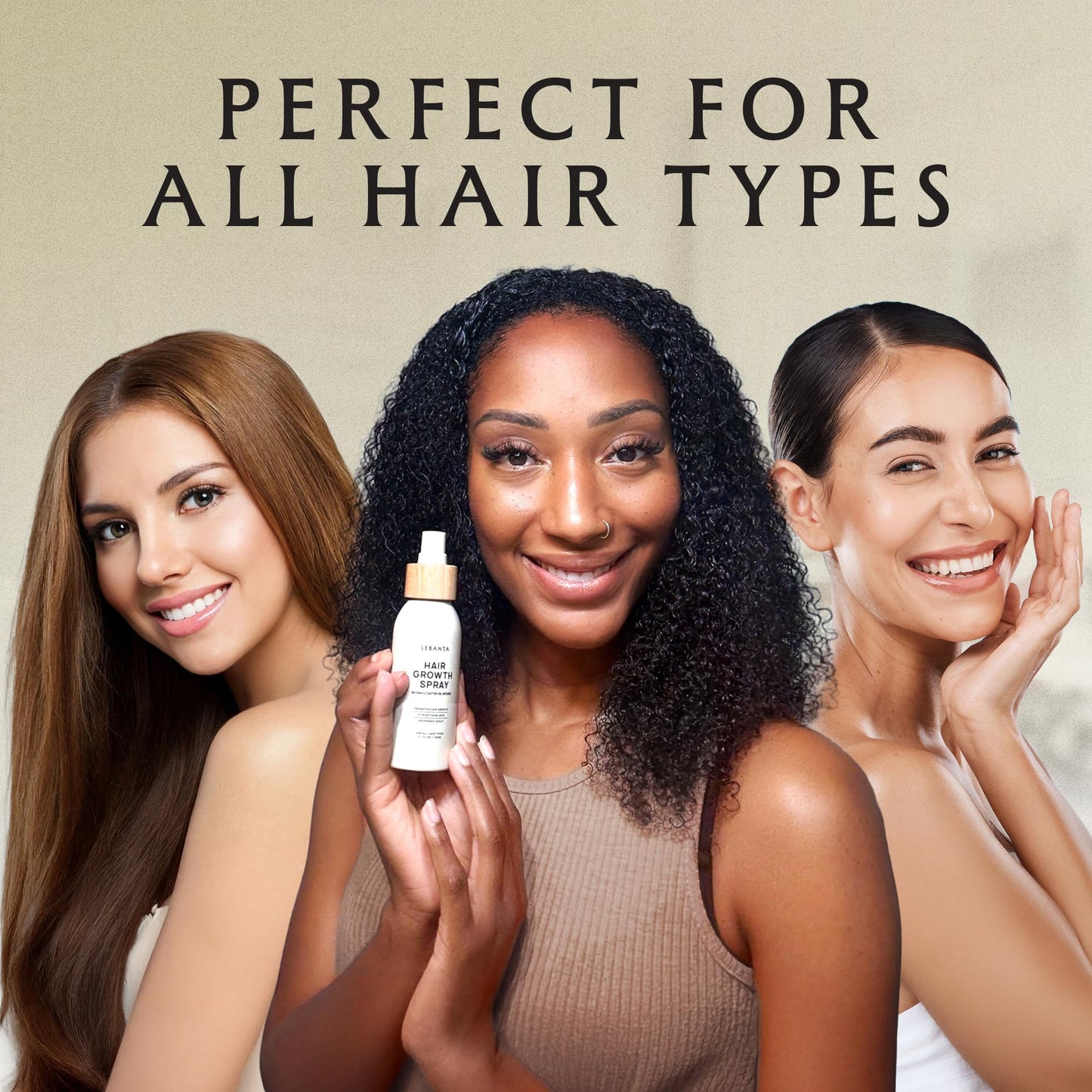 Lebanta Hair Growth Oil Spray - 100% Pure Ingredients For Non Greasy, Thicker & Stronger Hair - Organic Batana, Castor, Biotin, Saw Palmetto, and Rosemary Oil Gifts Women Scalp (4.1 Fl Oz (Pack of 1))