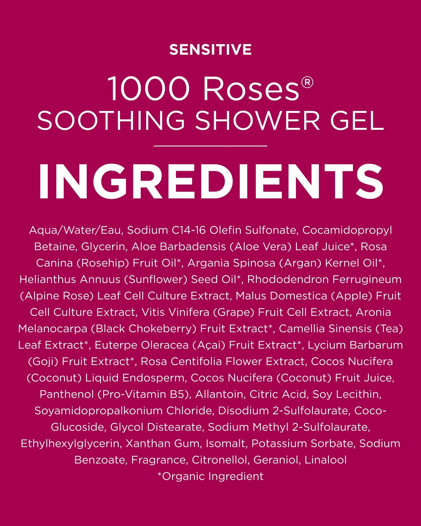 Andalou Naturals 1000 Roses Shower Gel Body Wash | Hydrating Daily Foam Cleanser With Argan Oil, Coconut Water, and Aloe Vera | Gentle and Soothing for Sensitive Skin | 8.5 fl oz