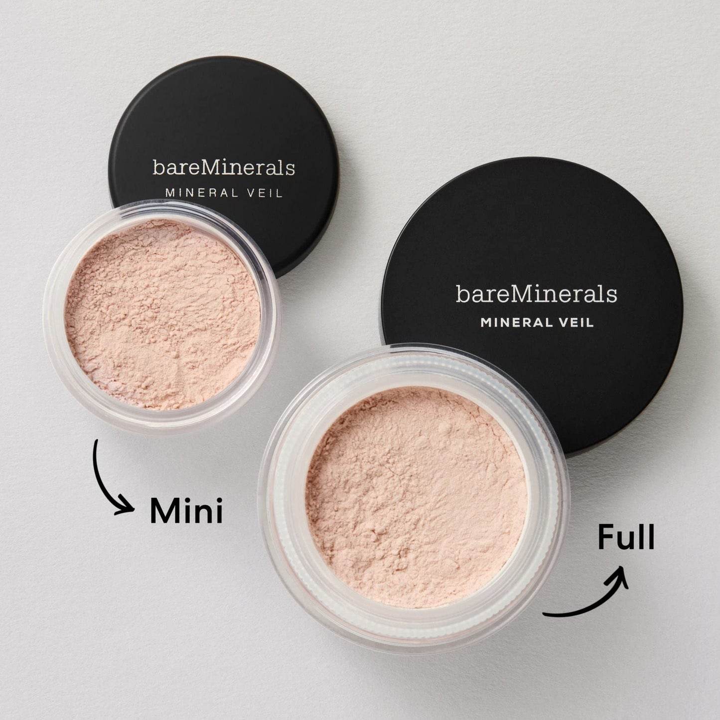 bareMinerals Mineral Veil Translucent Setting Powder, Original Translucent, Travel Size, Vegan, Cruelty-Free & Dermatologist-Tested