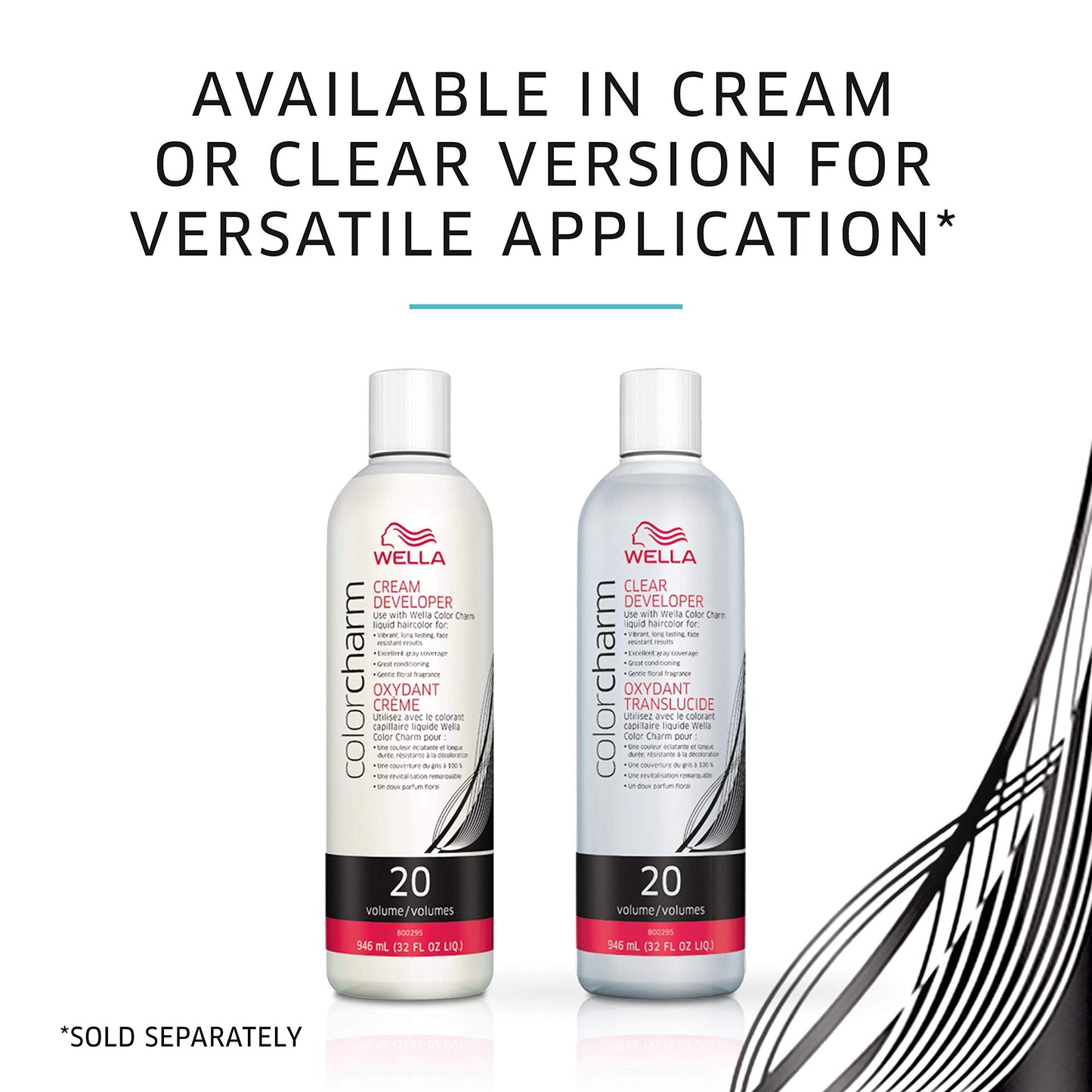 COLORCHARM Cream Hair Color Developer | 20 Volume | For Optimal Gray Blending and Rich| Multi-Dimensional End Results|32 Fl Oz
