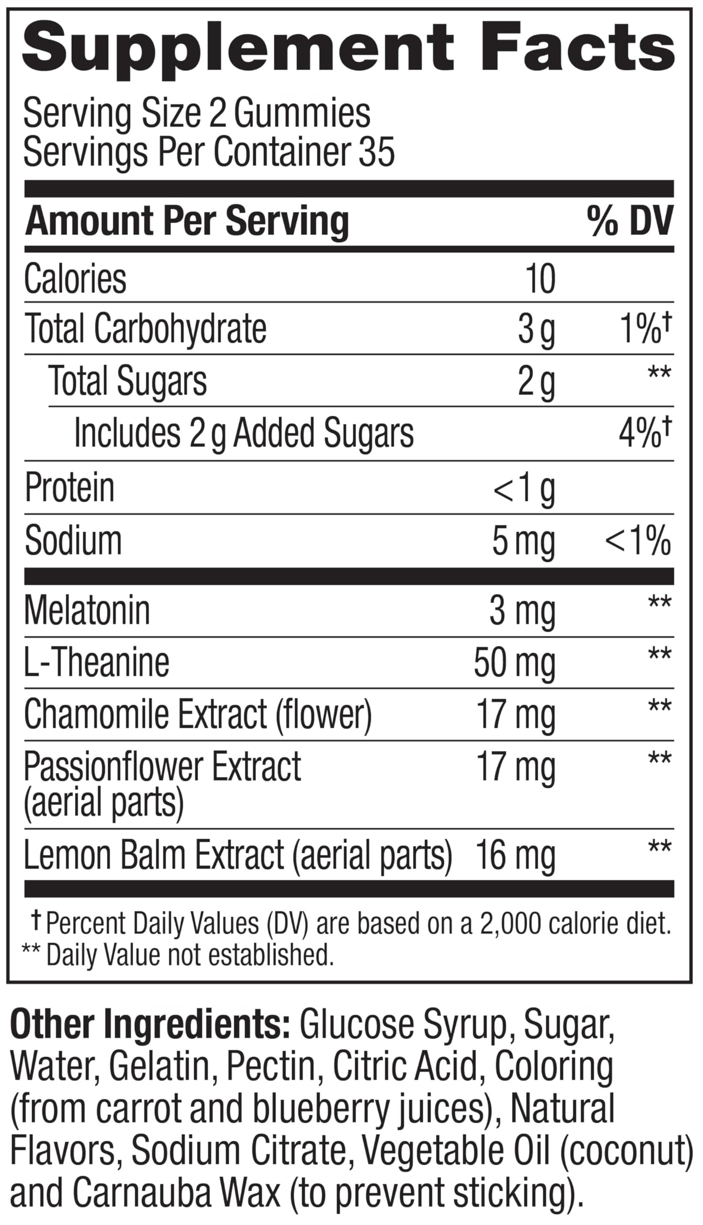 OLLY Sleep Gummy, Sleep Support Supplement,* 3 mg Melatonin, L-Theanine, Chamomile and Lemon Balm Extracts, Blackberry Zen Flavor, 35 Day Supply - 70 Count