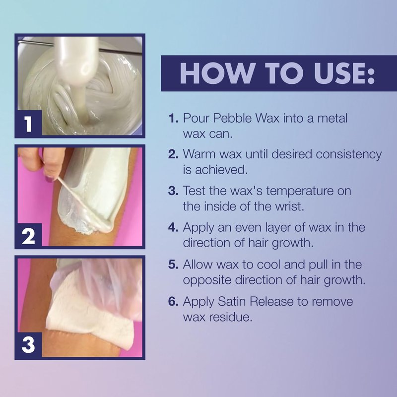 Satin Smooth, Hair Removal Wax, Thin Film Flex Pebbles Wax™, Ultra Sensitive Zinc Oxide Hard Wax Beads for Hair Removal, Ideal for Face & Bikini Area, 23 oz
