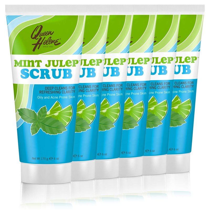 Queen Helene, Gentle Scrub, Mint Julep, 6 Oz (Pack of 6)