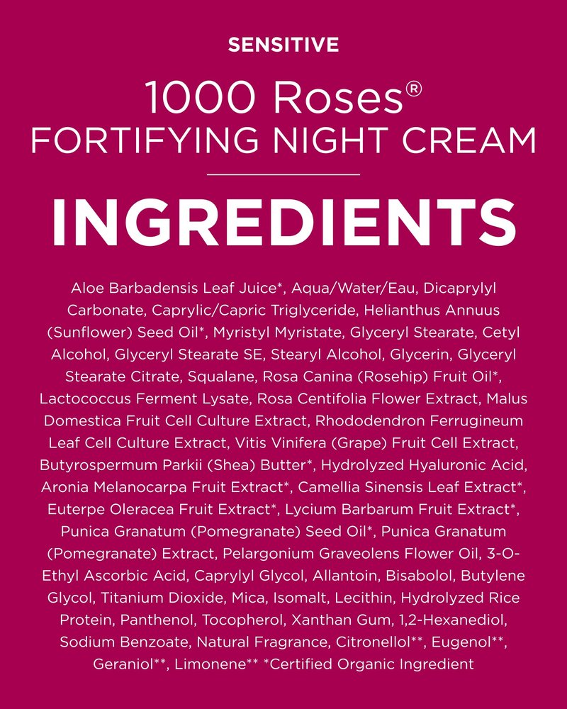 Andalou Naturals 1000 ROSES® Fortifying Night Cream