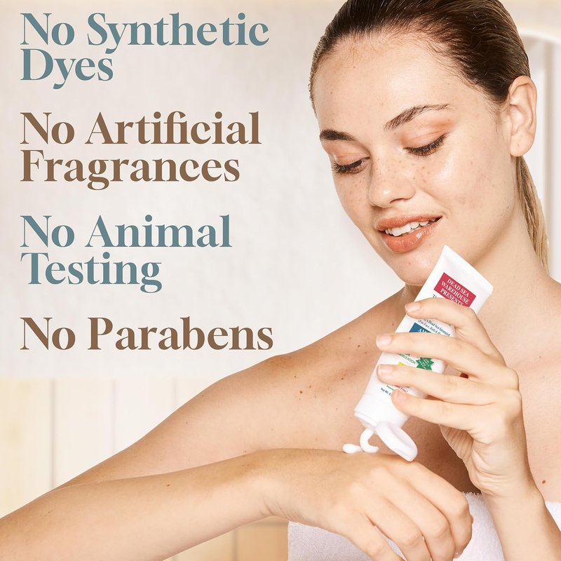 Dead Sea Minerals Moisturizer - Hydrating Body Lotion for Extremely Dry Skin | Fragrance-Free for Face, Body & Hands
