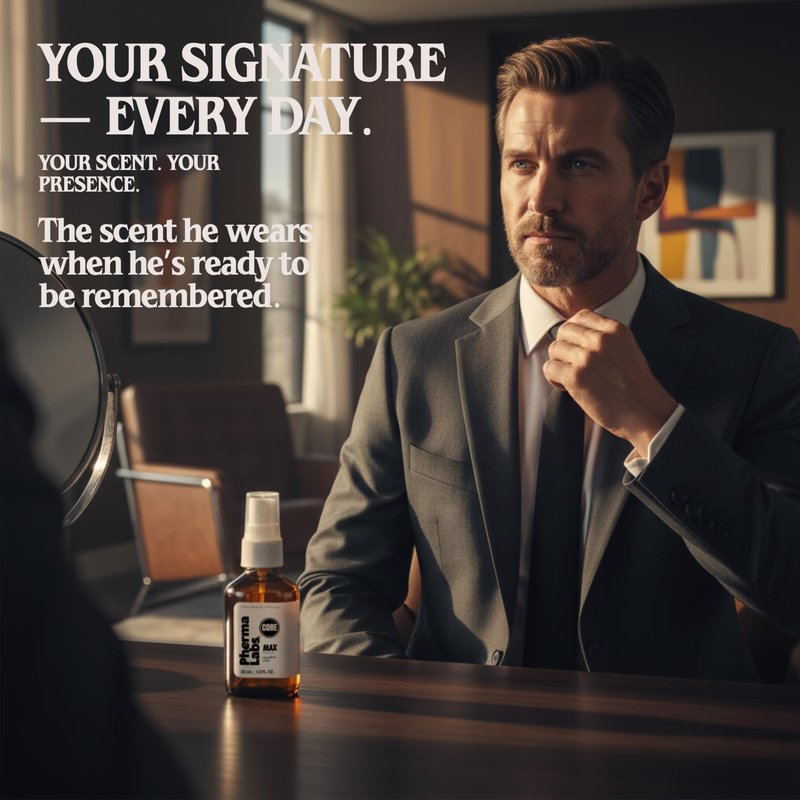 PHERMALABS MAX CORE Pheromone Cologne for Men – Long Lasting Fresh Aromatic Masculine Fragrance Spray – Confidence Boosting Attraction Scent – 1 Fl Oz (30ml)