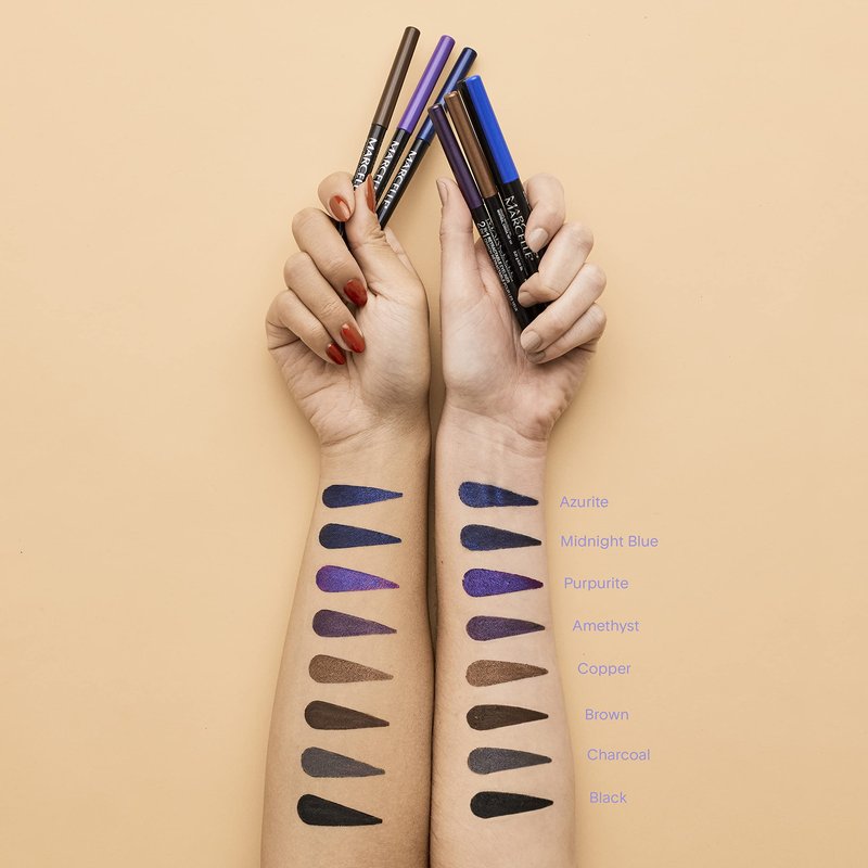 Marcelle 2-in-1 Retractable Eyeliner, Brown, Waterproof, Easy-To-Smudge, Smokey Eye, Long-Lasting 12h, Fragrance-Free, Hypoallergenic, Cruelty-Free, 0.31 g