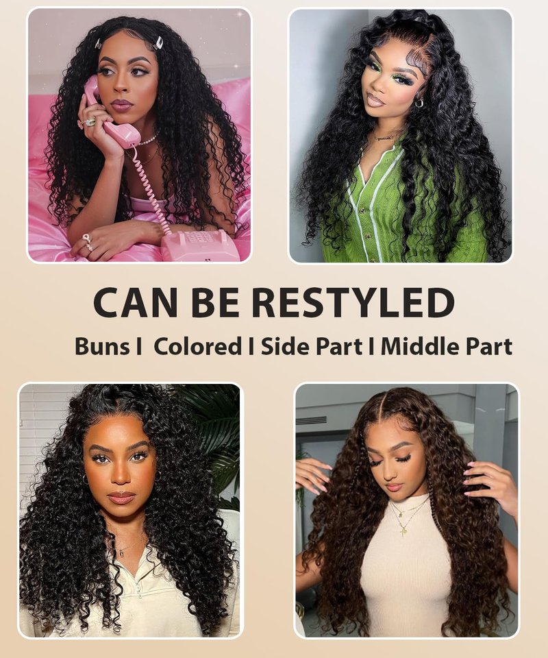 Water Wave I Tip Hair Extensions Human Hair 100S Cold Fusion Itip Flawless Microlinks Curly Hair Extensions Invisible Blends Naturally Individual Strands for Black Women 50G 18Inch Black